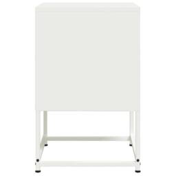 Berkfield Home Durable Bedside Cabinets 2 pcs White 36x39x60.5 cm Steel - thumbnail 7