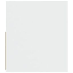 Berkfield Home Bedside Cabinets 2 pcs with LEDs White 60x35x40 cm - Size: 60 x 35 x 40 cm - thumbnail 6