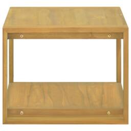 Berkfield Home Wall-mounted Bathroom Cabinet 60x45x35 cm Solid Wood Teak in Brown - Size: 60 x 45 x 35 cm