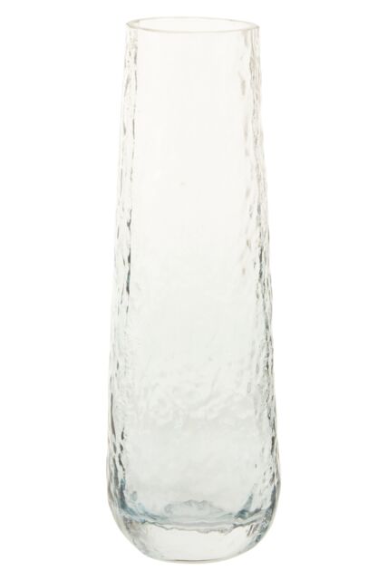 Orsina Stylish Small Blue Glass Vase, Functional & Versatile Floral Glass Vase, Lightweight Vase For Flowers - image 1