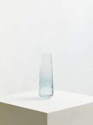 Orsina Stylish Small Blue Glass Vase, Functional & Versatile Floral Glass Vase, Lightweight Vase For Flowers - thumbnail 4