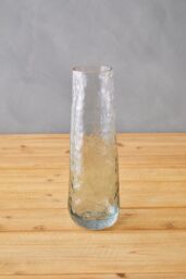 Orsina Stylish Small Blue Glass Vase, Functional & Versatile Floral Glass Vase, Lightweight Vase For Flowers - thumbnail 2
