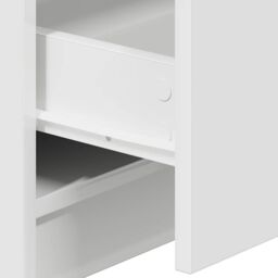 Berkfield Home Bedside Cabinets 2 pcs with 2 Drawers White 40x36x50 cm in Black - Size: 40 x 36 x 50 cm - thumbnail 9