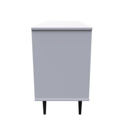 Ready Assembled 2 U Fuji 6 Drawer Wide Chest (Ready Assembled) in Light Grey - thumbnail 2