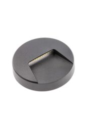 CGC Lighting Primrose Black LED Round Outdoor Down Wall Light - thumbnail 3