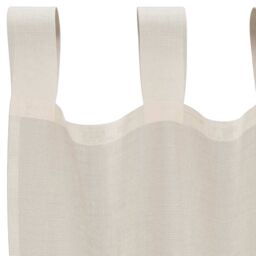 Berkfield Home Voile Curtains with Tab Top 2 pcs Cream - thumbnail 5