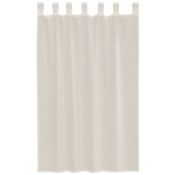 Berkfield Home Voile Curtains with Tab Top 2 pcs Cream - thumbnail 4