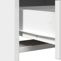Berkfield Home 2 Piece Dressing Table Set with LED White Engineered Wood - thumbnail 9