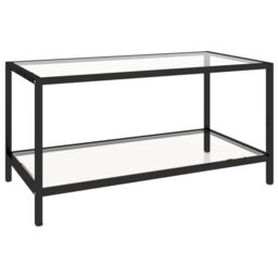 Berkfield Home Tea Tables 2 pcs Tempered Glass Transparent in Clear - thumbnail 6