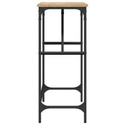 Berkfield Home Console Table Sonoma Oak 100x32x75 cm Engineered Wood in Brown - Size: 100 x 32 x 75 cm - thumbnail 5