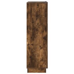 Berkfield Home Smoked Oak Writing Desk Smoked oak Engineered wood Standard in Brown - thumbnail 6