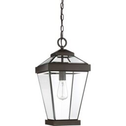 Loops IP23 1 Bulb Chain Lantern Light Western Bronze LED E27 60W MEDIUM - thumbnail 2