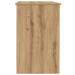 Berkfield Home Desk Artisan Oak 102x76x50 cm Engineered Wood in Brown - Size: 102 x 76 x 50 cm - thumbnail 5