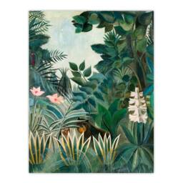 Artery8 Henri Rousseau Framed Wall Art Print The Dream Equatorial Jungle in Green - Size: A4 - thumbnail 3