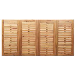 Berkfield Home Outdoor Dining Table 200x90x74.5 cm Solid Wood Acacia in Brown - thumbnail 7
