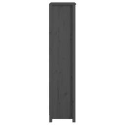 Berkfield Home Book Cabinet Grey 50x35x154 cm Solid Wood Pine - Size: 50 x 35 x 154 cm - thumbnail 6