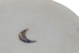 Orsina Marella White Marble Trinket Dish in Blue - thumbnail 4