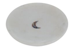 Orsina Marella White Marble Trinket Dish in Blue - thumbnail 3