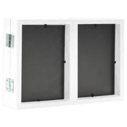 Berkfield Home Trifold Photo Frame Collage White 28x18 cm+2x - Size: 28x18 cm - thumbnail 4