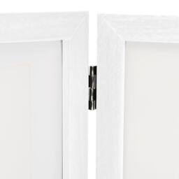 Berkfield Home Trifold Photo Frame Collage White 28x18 cm+2x - Size: 28x18 cm - thumbnail 5