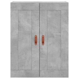 Berkfield Home Highboard Concrete Grey 69.5x34x180 cm Engineered Wood - thumbnail 6