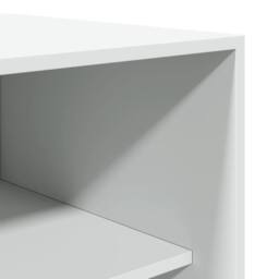 Berkfield Home Wardrobe White 80x50x200 cm Engineered Wood - Size: 80 x 50 x 200 cm - thumbnail 7