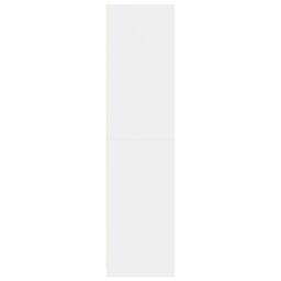 Berkfield Home Wardrobe White 80x50x200 cm Engineered Wood - Size: 80 x 50 x 200 cm - thumbnail 5