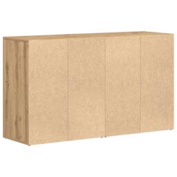 Berkfield Home Sideboard Artisan oak Engineered wood 120 x 36 x 69 cm in Brown - thumbnail 8