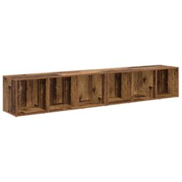 Berkfield Home 2 pcs Old Wood Engineered wood in Brown - thumbnail 2