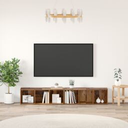 Berkfield Home 2 pcs Old Wood Engineered wood in Brown - thumbnail 1