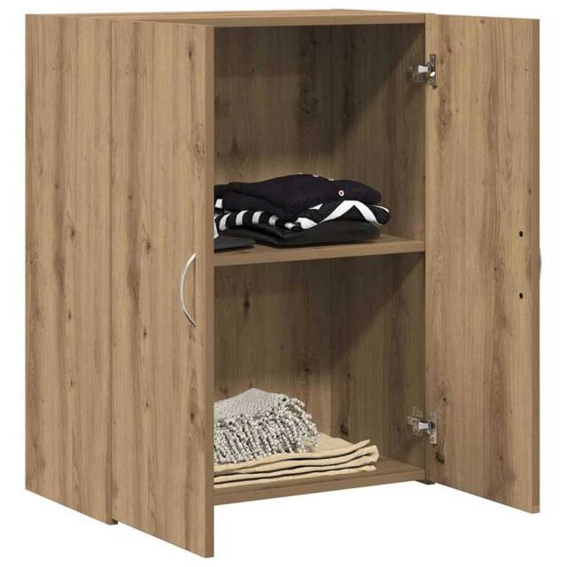 Berkfield Home Office Cabinet - Artisan Oak - 60 x 32 x 77.5 cm - Engineered Wood in Brown - image 1