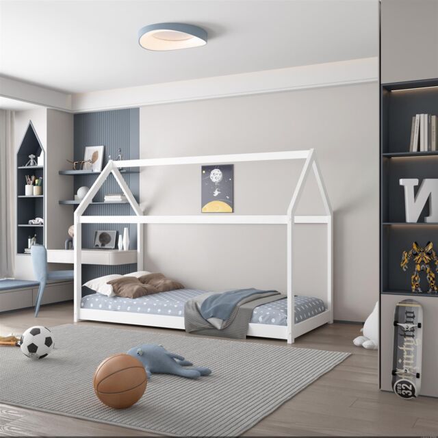 KOSY KOALA Bunk Bed Kids White 3ft Single Pine Wooden Children Bedroom Furniture - image 1