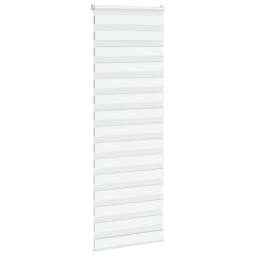Berkfield Home Zebra Blind White 70x230 cm Fabric Width 65.9 cm Polyester - thumbnail 3