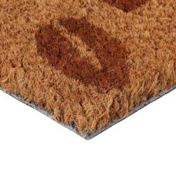 Berkfield Home Door Mat Natural 45x75 cm Tufted Coir in Brown - thumbnail 3