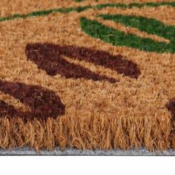 Berkfield Home Door Mat Natural 45x75 cm Tufted Coir in Brown - thumbnail 4