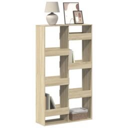 Berkfield Home Bookcase Sonoma Oak 100x33x175 cm Engineered Wood in Brown - Size: 100 x 33 x 175 cm - thumbnail 1