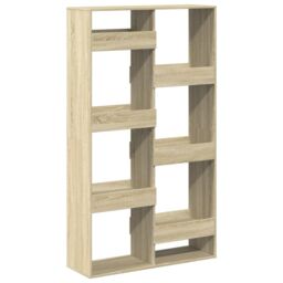 Berkfield Home Bookcase Sonoma Oak 100x33x175 cm Engineered Wood in Brown - Size: 100 x 33 x 175 cm - thumbnail 6
