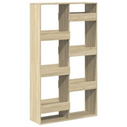 Berkfield Home Bookcase Sonoma Oak 100x33x175 cm Engineered Wood in Brown - Size: 100 x 33 x 175 cm - thumbnail 2
