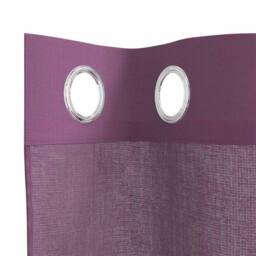 Berkfield Home Voile Curtains with Grommets 2 pcs Purple 140x300 cm - thumbnail 5