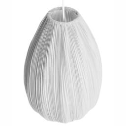 Wyld and Coco Grey Cotton Shade Pendant Light Modern Fabric Lighting for Living - thumbnail 5