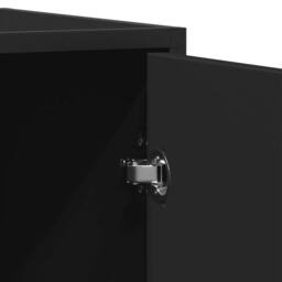 Berkfield Home Sideboard Black 92x35x76 cm Engineered Wood - Size: 92 x 35 x 76 cm - thumbnail 8