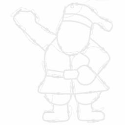 Berkfield Home Stunning Christmas Lights Santa Silhouette 2 pcs 35 LEDs Warm White - thumbnail 6