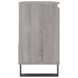 Berkfield Home Bathroom Cabinet Grey Sonoma 65x33x60 cm Engineered Wood - Size: 65 x 33 x 60 cm - thumbnail 6
