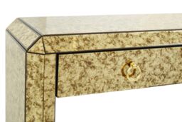 Orsina Elegant Console Table With Two Spacious Drawers, Lustrous Finish Decorative Table, Modern Accent Table in Gold - thumbnail 5