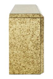 Orsina Elegant Console Table With Two Spacious Drawers, Lustrous Finish Decorative Table, Modern Accent Table in Gold - thumbnail 3
