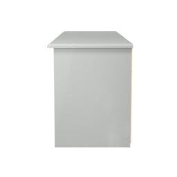 Ready Assembled 2 U Holborn Wide 1 Drawer TV & Media Unit (Ready Assembled) in Mid Grey - thumbnail 3
