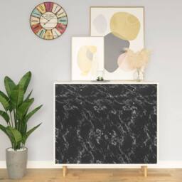 Berkfield Home Self-adhesive Furniture Film Black Stone 500x90 cm PVC - thumbnail 2