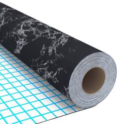 Berkfield Home Self-adhesive Furniture Film Black Stone 500x90 cm PVC - thumbnail 4