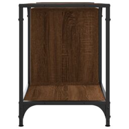 Berkfield Home TV Cabinet Brown Oak 153x37x50 cm Engineered Wood - Size: 153 x 37 x 50 cm - thumbnail 5