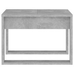 Berkfield Home Side Table Concrete Grey 50x50x35 cm Engineered Wood - Size: 50 x 50 x 35 cm - thumbnail 6